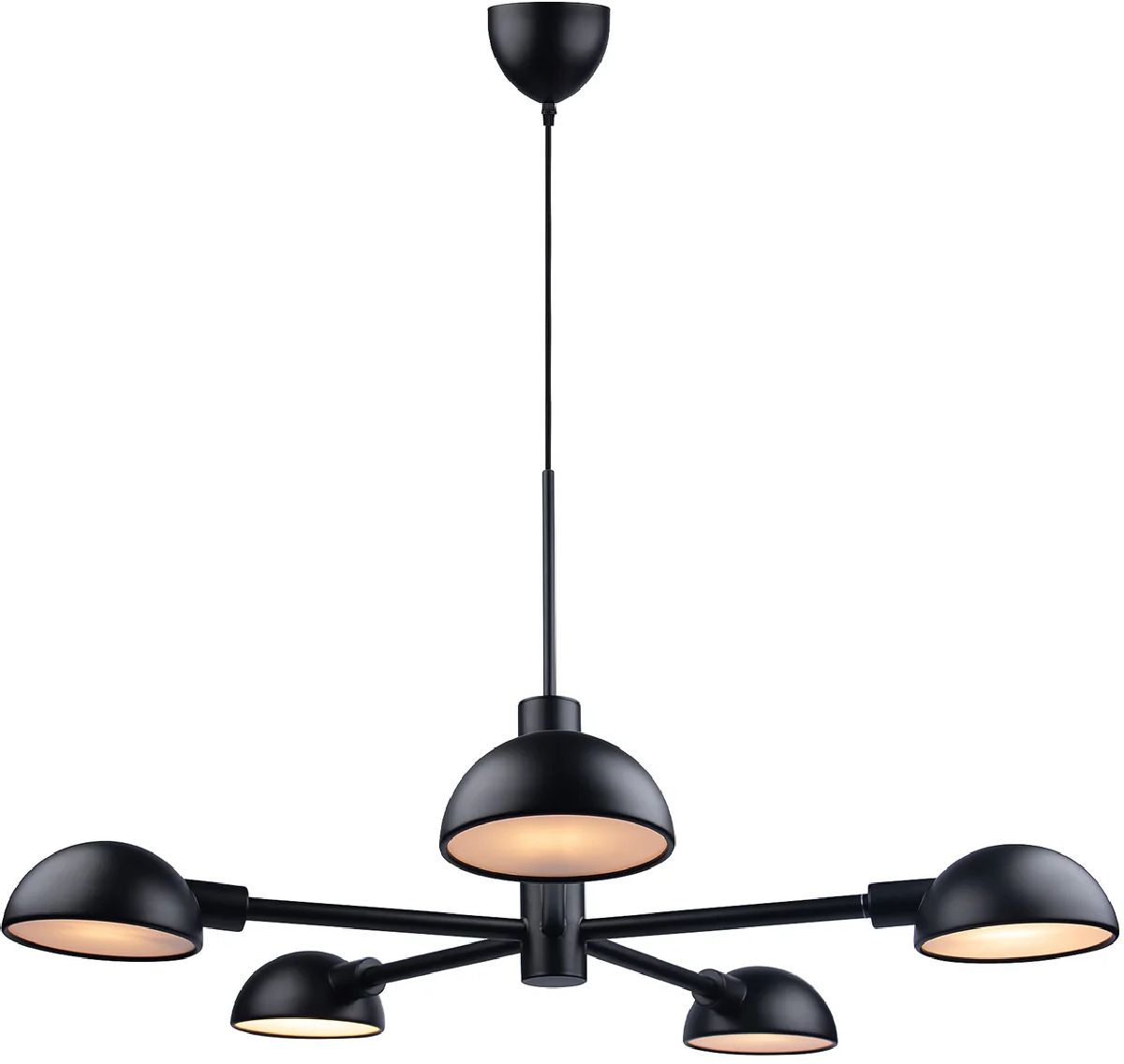 Nordlux Nomi lampe suspendue 5x25 W noir 2220163003