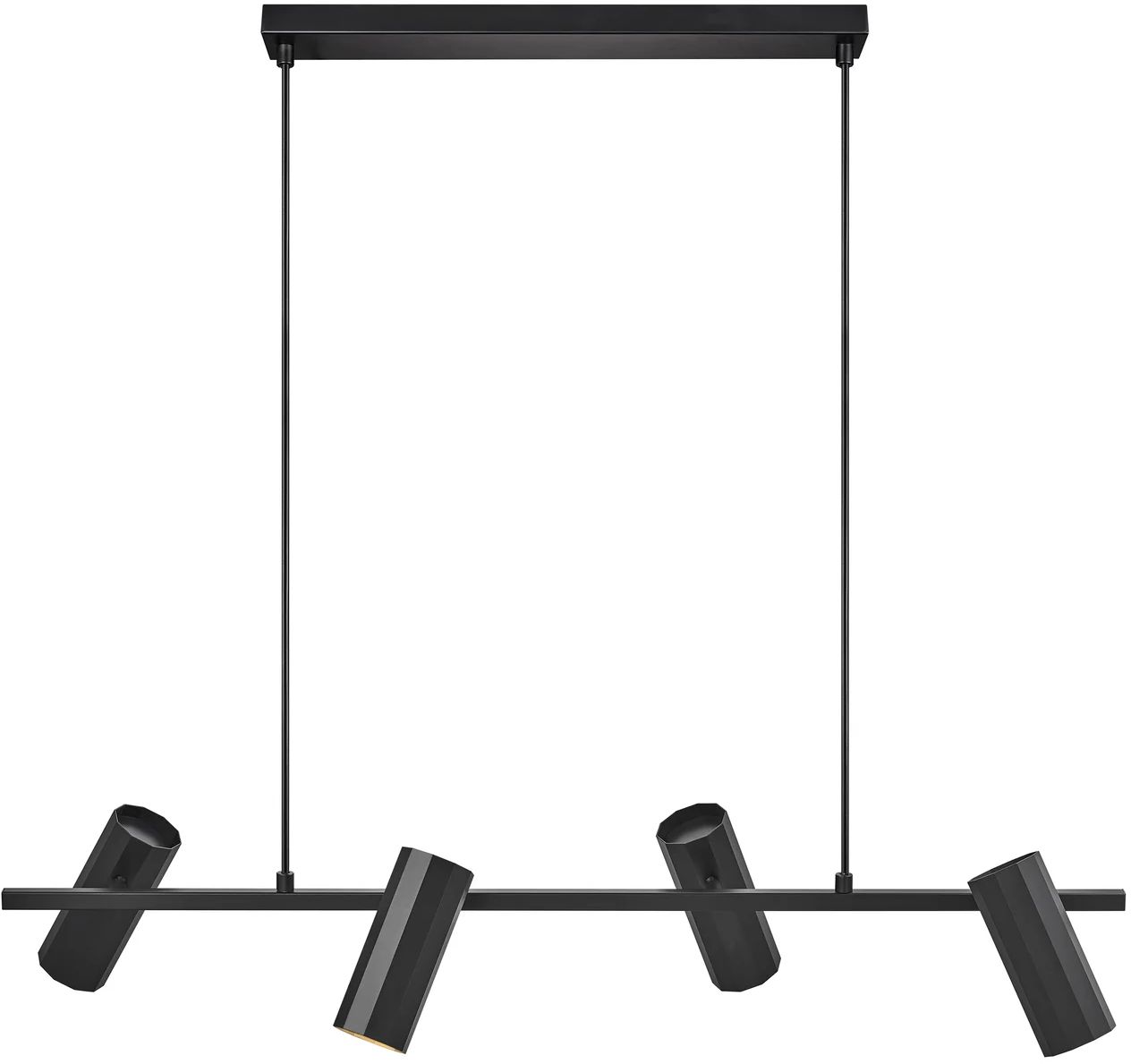 Nordlux Alanis lampe suspendue 4x14 W noir 2213423003