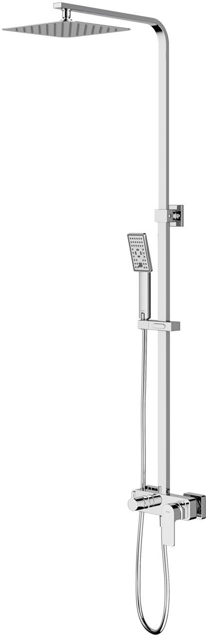 Omnires Baretti ensemble de douche mural oui chrome BA7844CR