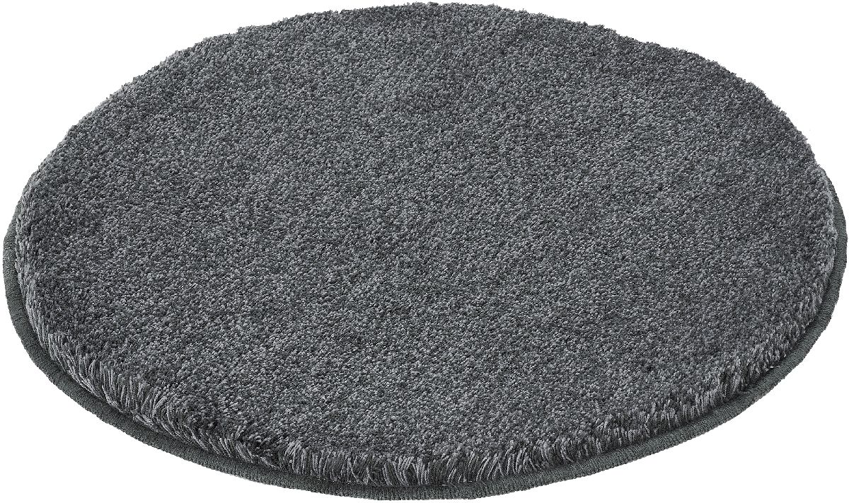 Kleine Wolke Relax tapis de bain 100x100 cm rond gris 5405901521