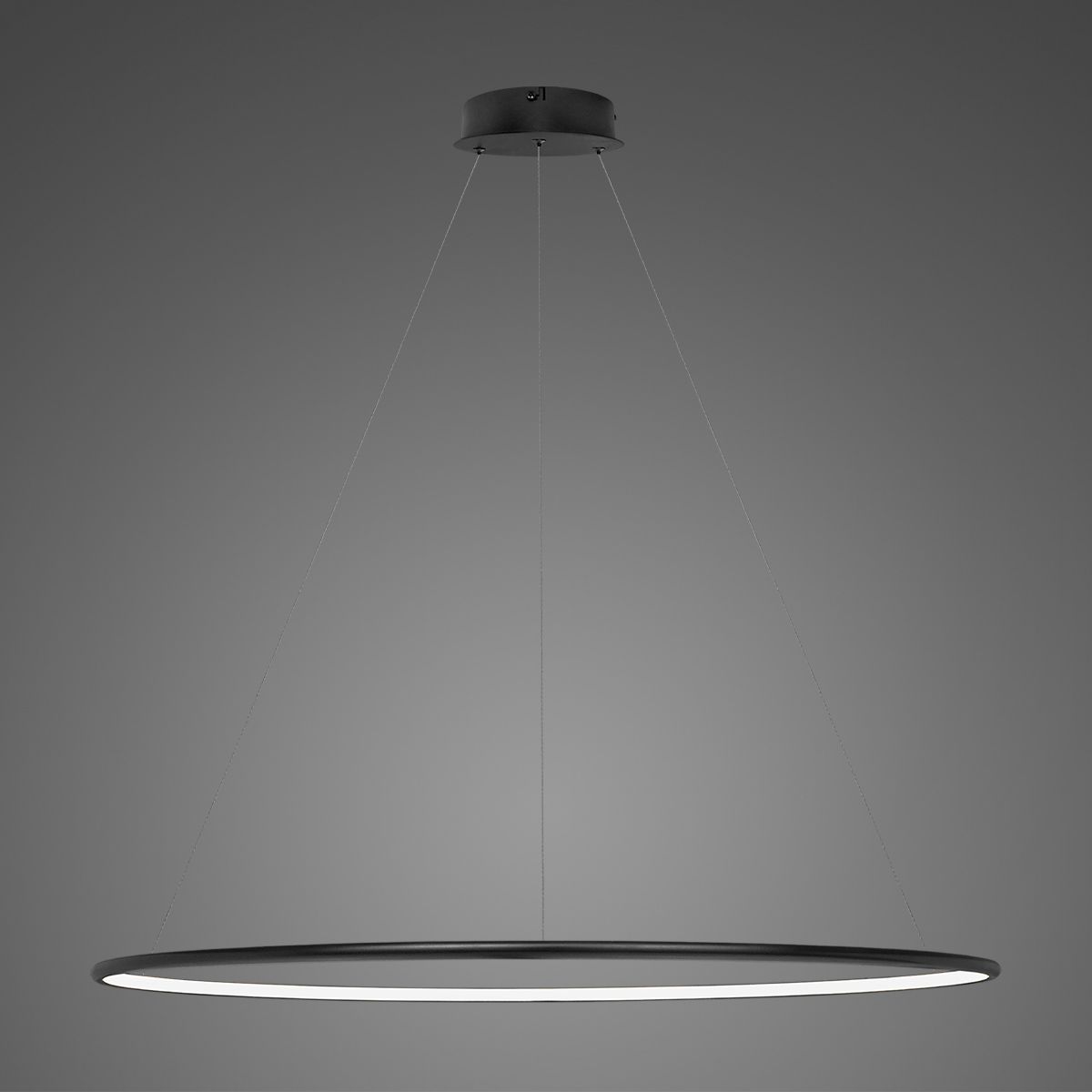 Altavola Design Ledowe Okręgi lampe suspendue 1x45 W noir LA073/P_120_in_3k_black