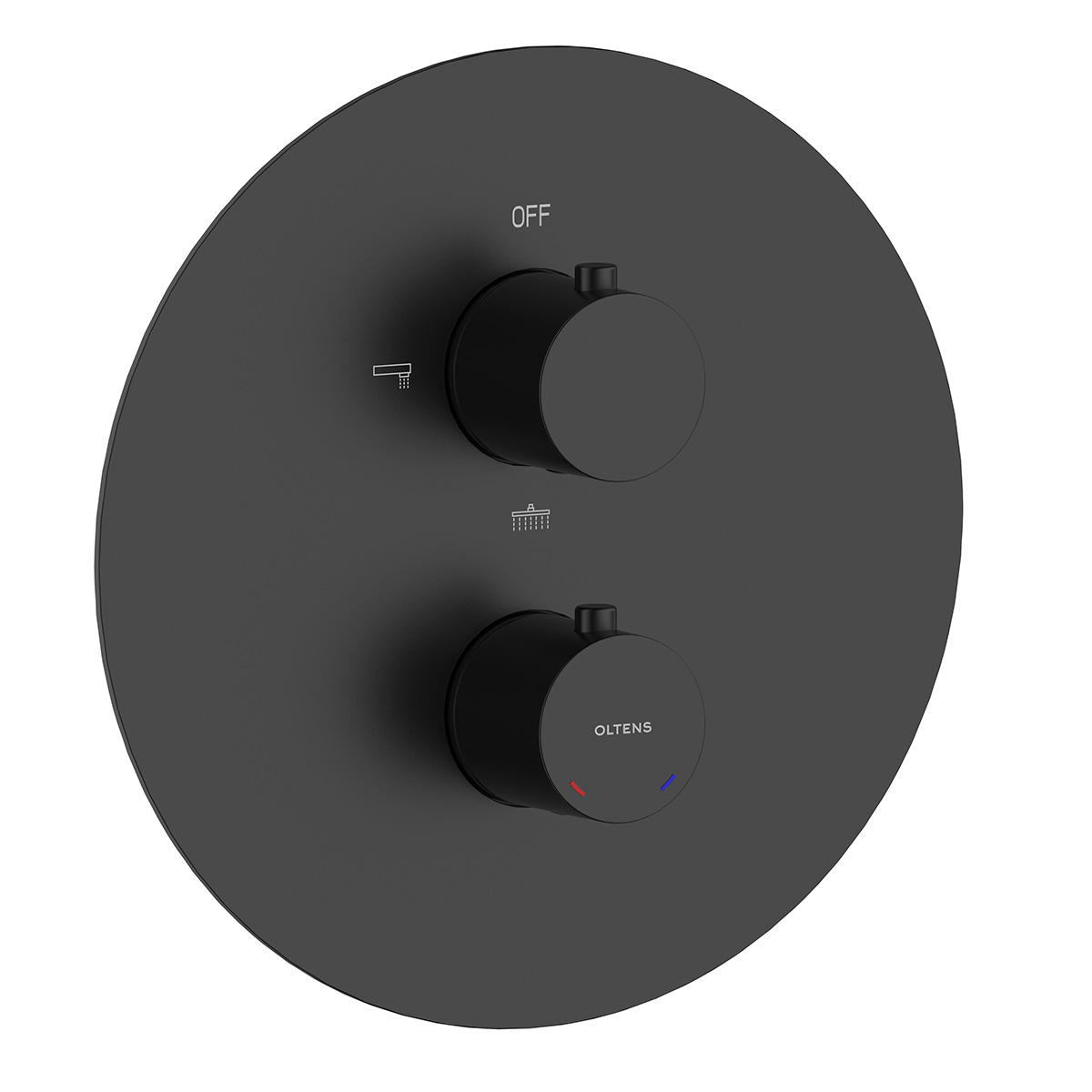 Oltens Katla mitigeur bain-douche encastrée oui noir mat 34600300