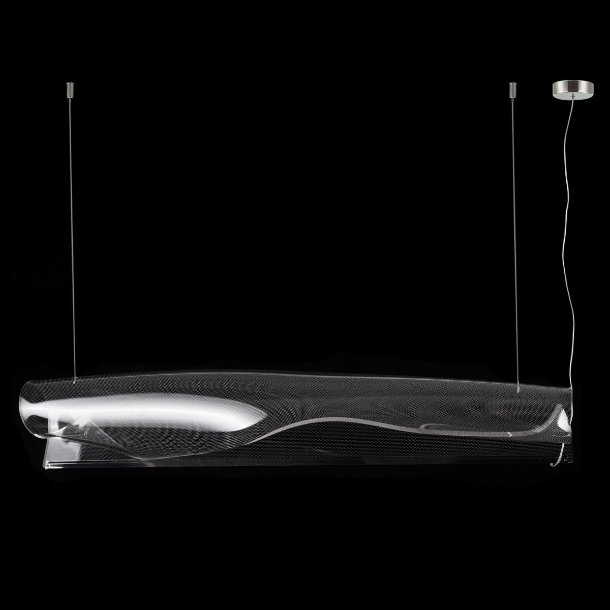 Altavola Design Cortina lampe suspendue 1x26 W chrome-transparent LA103/P_138