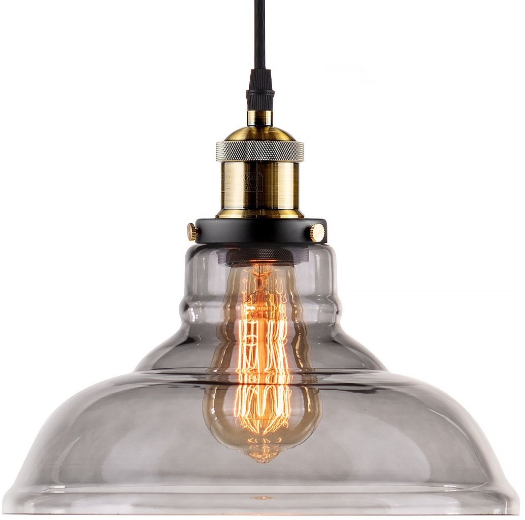 Altavola Design New York Loft lampe suspendue 1x40 W laiton-fumé LA040/P_smoky