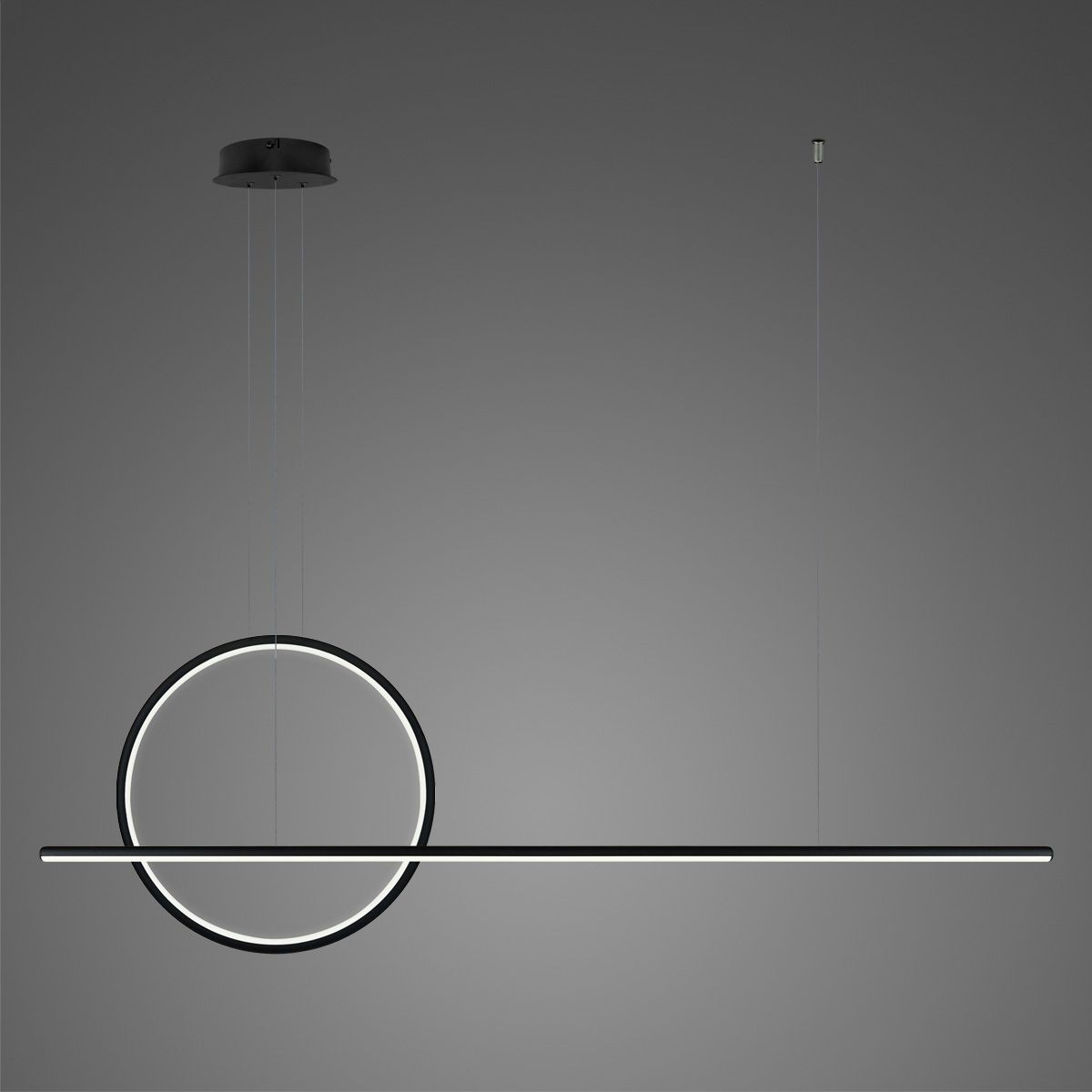 Altavola Design Linea lampe suspendue 2x23 W noir LA087/PX143_40_4k_black_dimm