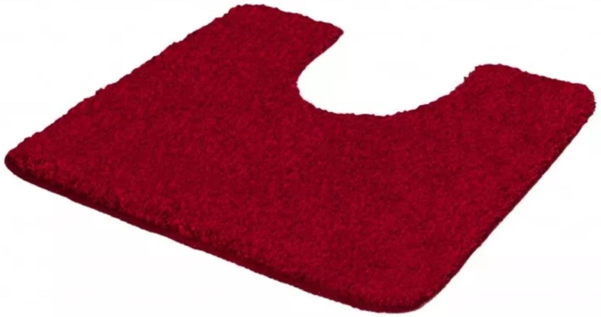 Kleine Wolke Seattle tapis de bain 55x50 cm sous WC rouge 4071468130