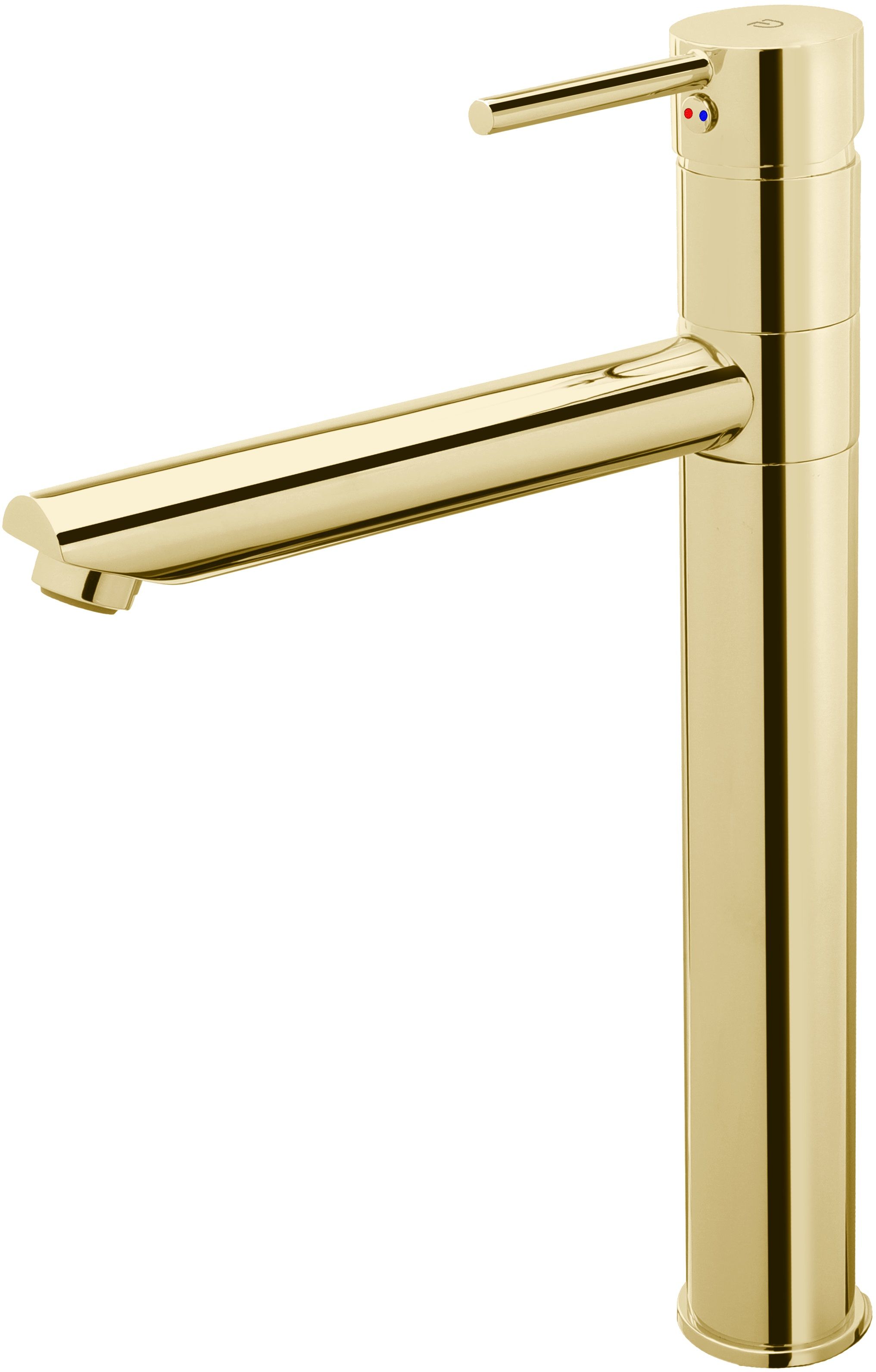 FDesign Flusso mitigeur de lavabo sur pied doré FD1-FLS-2L-55