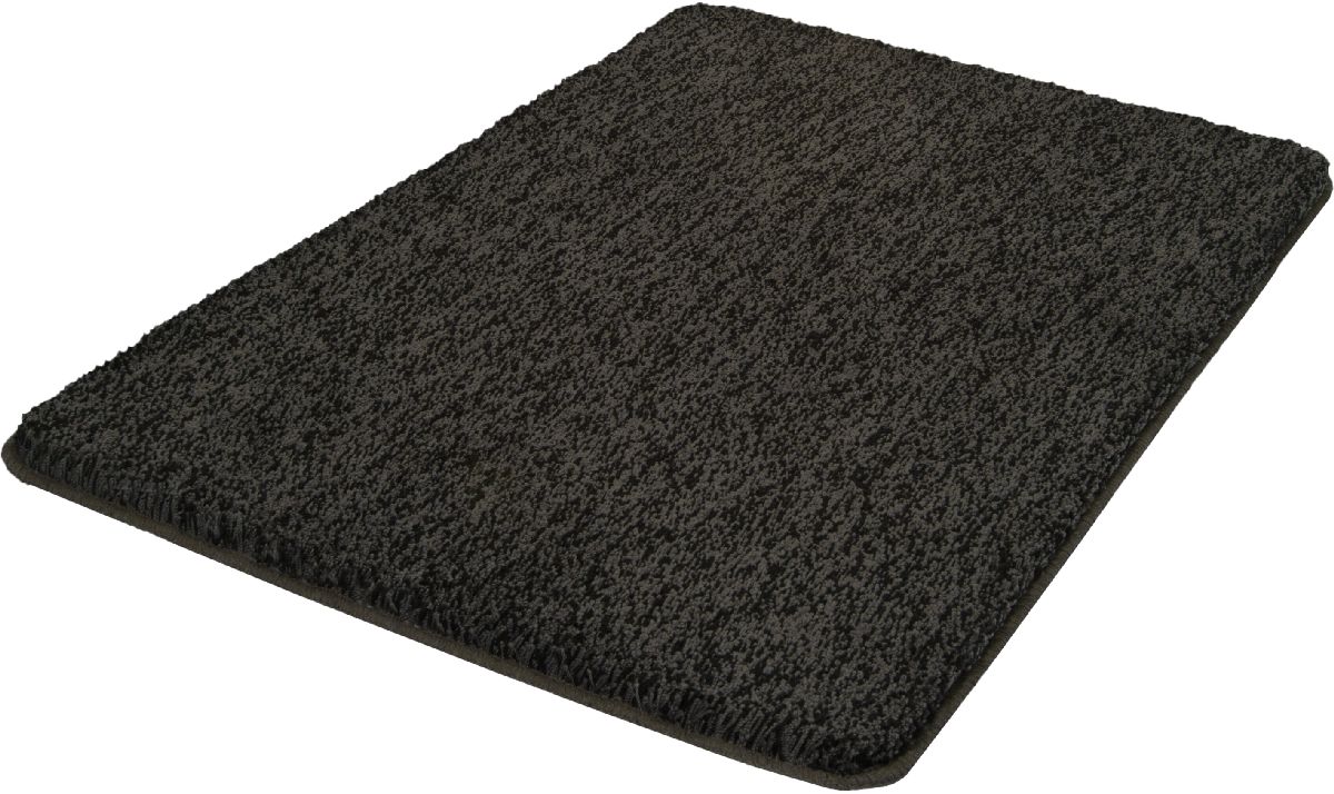 Kleine Wolke Seattle tapis de bain 90x60 cm rectangulaire noir 4071905519