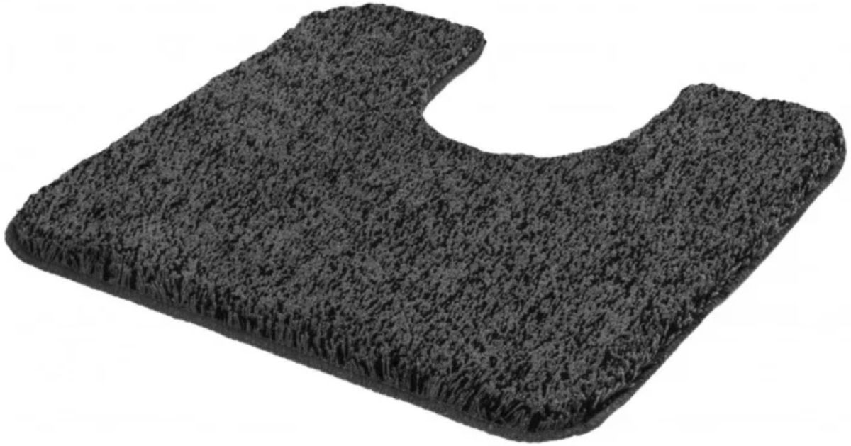 Kleine Wolke Seattle tapis de bain 55x50 cm sous WC noir 4071905130