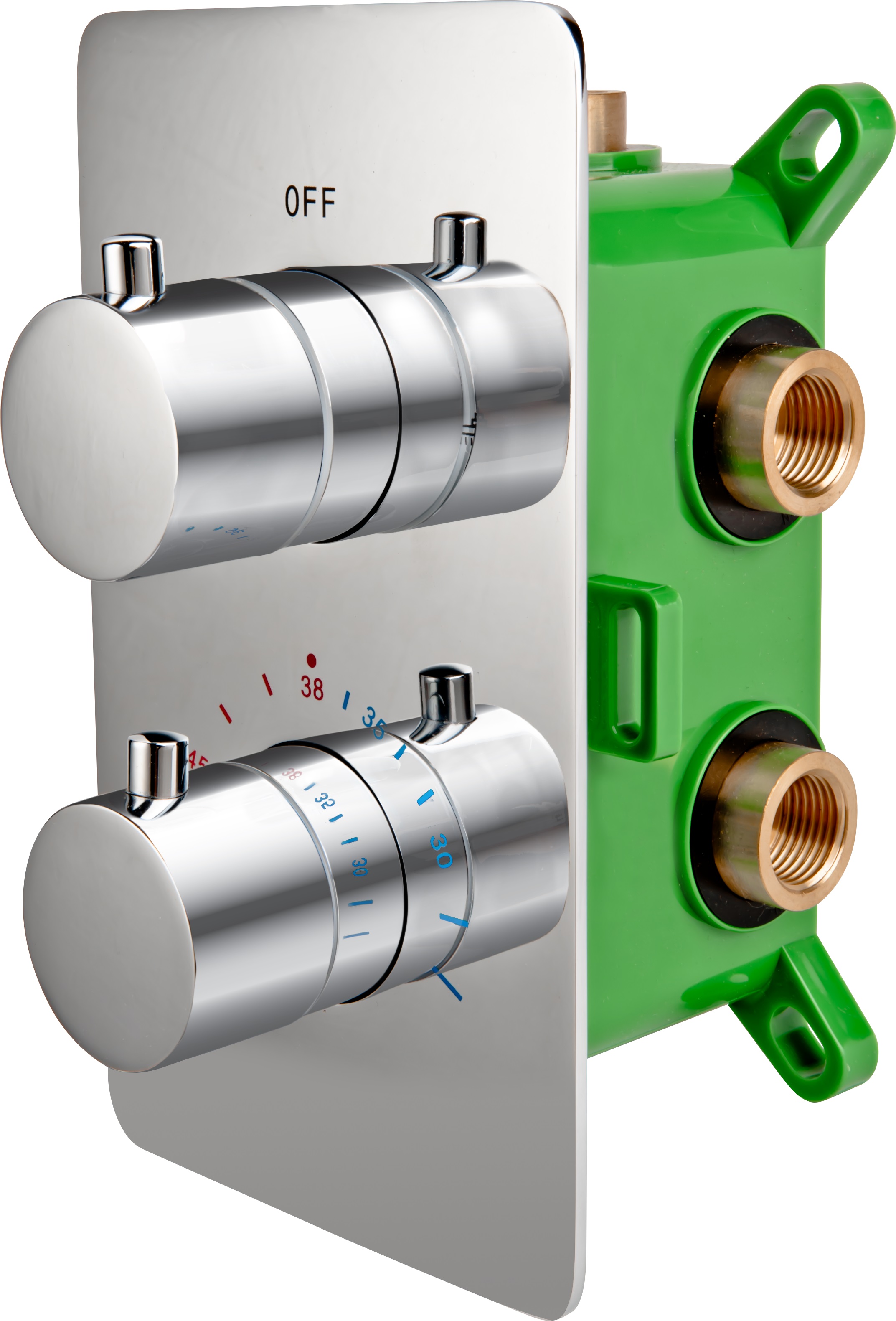 FDesign Stabilla mitigeur de douche encastrée oui chrome FD1-TS07-7PBOX-11