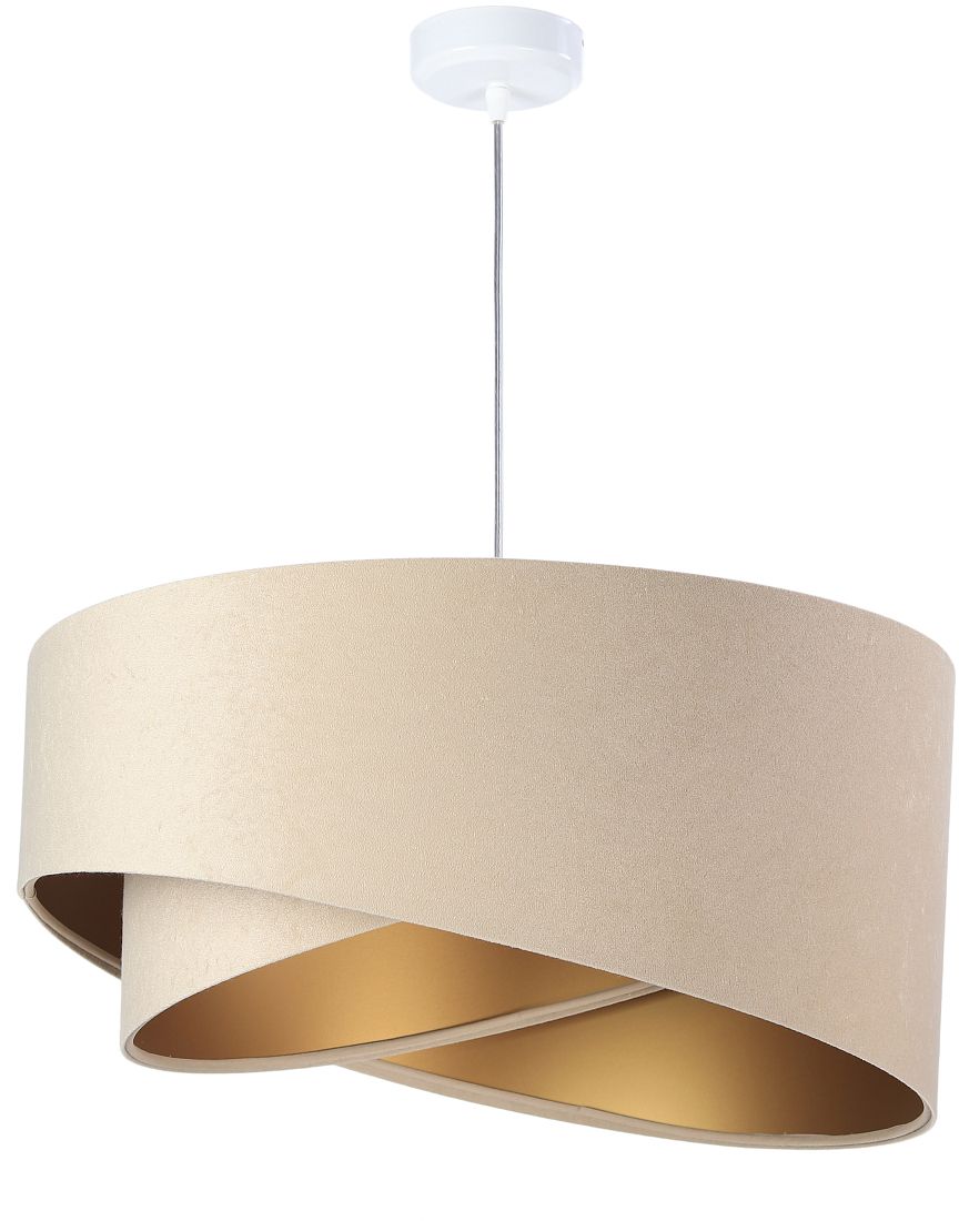 BPS Koncept Galaxy lampe suspendue 1x60 W doré-beige 060-029