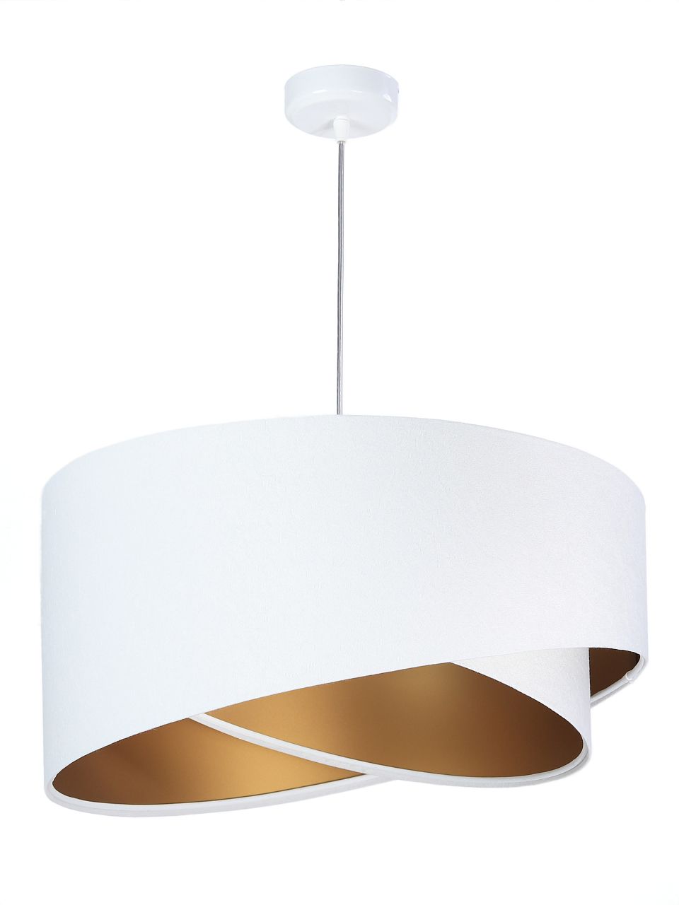 BPS Koncept Galaxy lampe suspendue 1x60 W blanc-doré 060-062