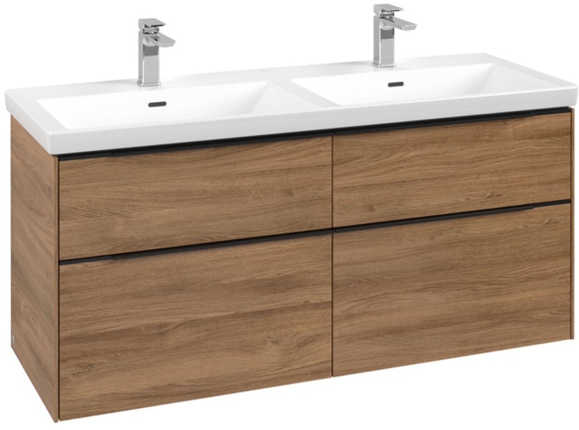 Villeroy & Boch Subway 3.0 armoire 127.2x47.8x57.6 cm sous-lavabo suspendu chêne C56801RH