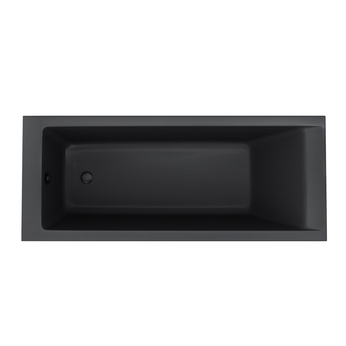 Oltens Langfoss baignoire rectangulaire 140x70 cm noir 10001300