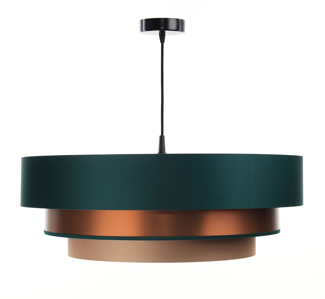 BPS Koncept Triniti lampe suspendue 1x60 W vert-cuivre 050-084-60