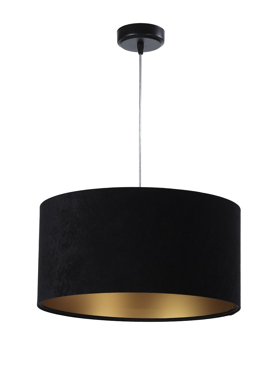 BPS Koncept Standard HomeLight lampe suspendue 1x60 W noir-doré 010-009-40