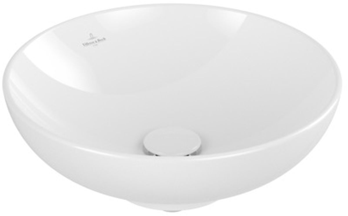 Villeroy & Boch Loop & Friends lavabo 42x42 cm ronde à poser blanc 4A460101