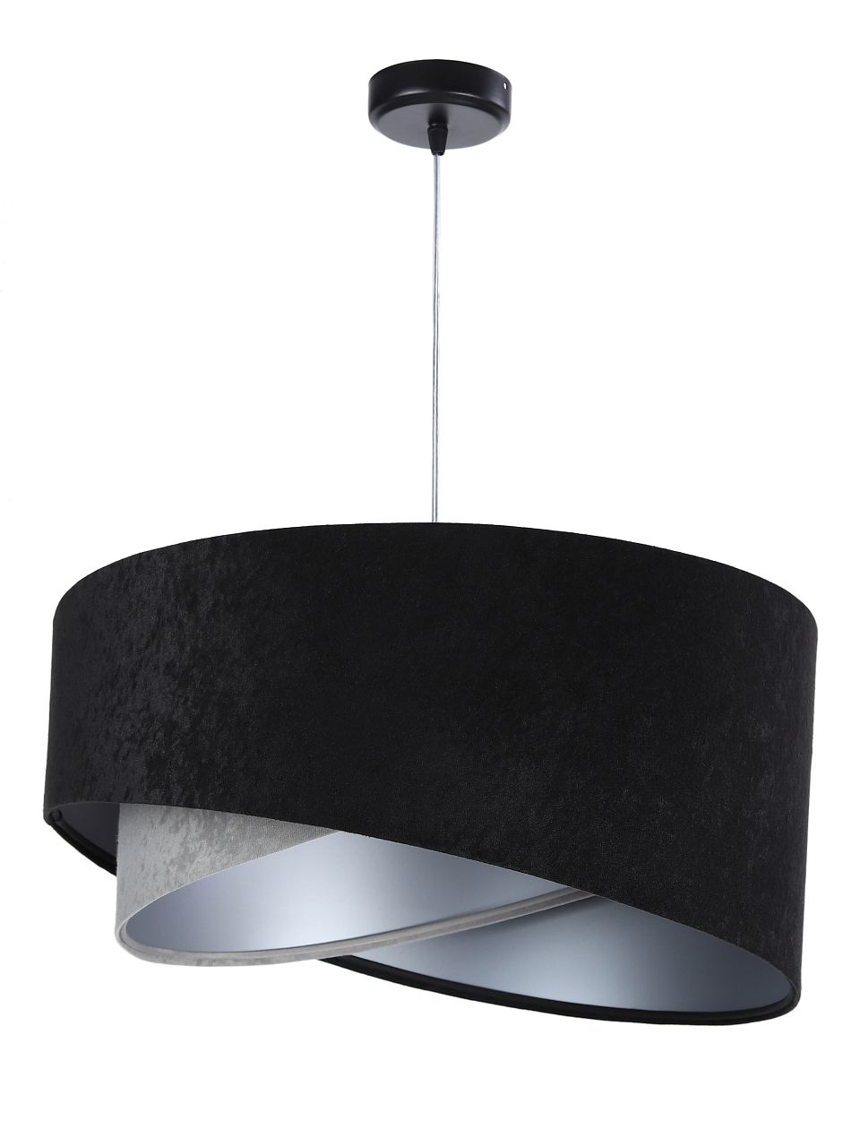 BPS Koncept Galaxy lampe suspendue 1x60 W noir-gris/cendre-argenté 060-023