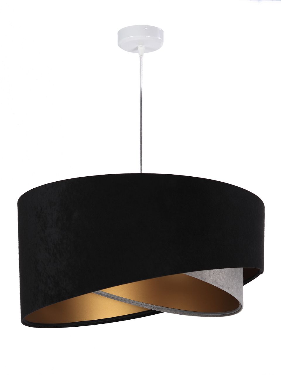 BPS Koncept Galaxy lampe suspendue 1x60 W noir-doré-gris/cendre 060-026