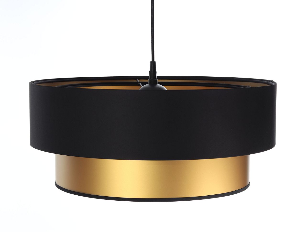 BPS Koncept Duo ellegant lampe suspendue 1x60 W noir-doré 061-044-50