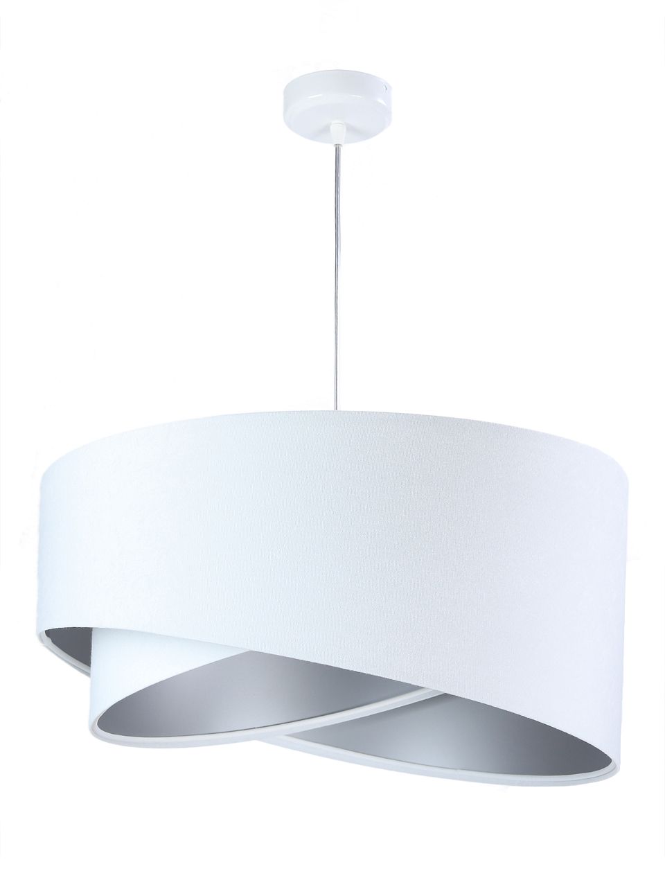 BPS Koncept Galaxy lampe suspendue 1x60 W blanc-argenté 060-061