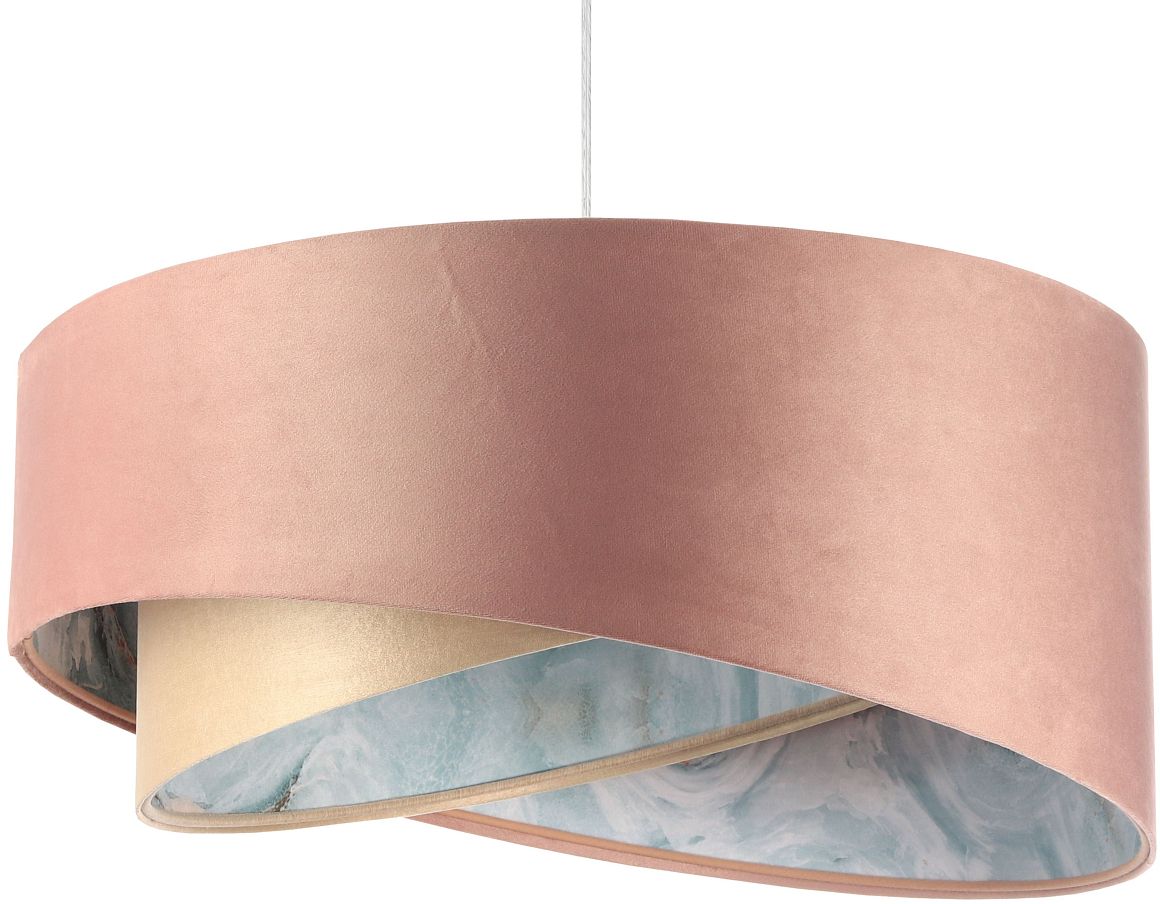 BPS Koncept Galaxy lampe suspendue 1x60 W rose-motif-beige 060-145