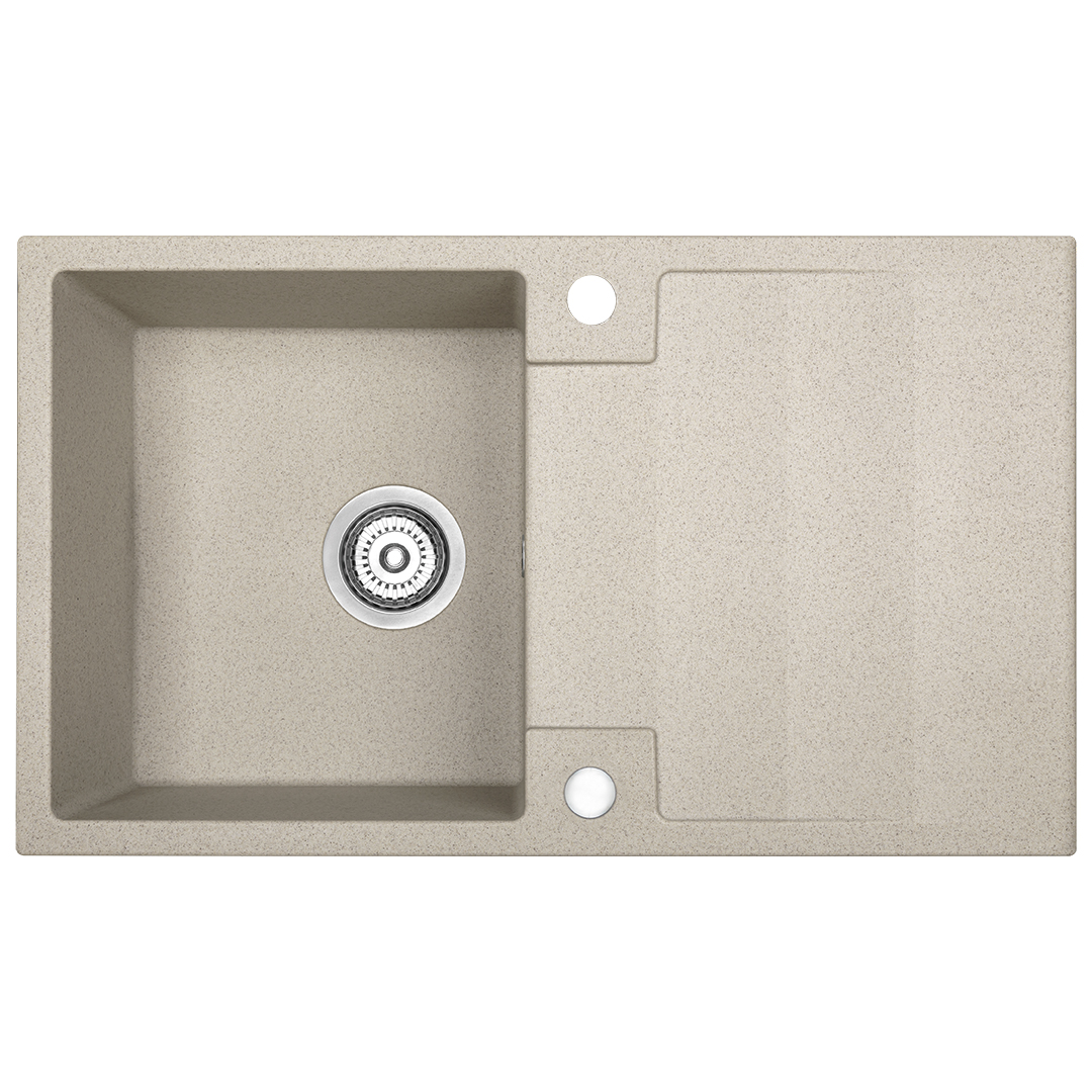 Kuchinox Rab évier en granit 76x44 cm beige SBF411Y