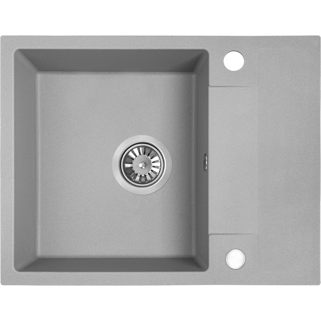 Kuchinox Rab évier en granit 56x44 cm gris/graphite/onyx SBF513Y