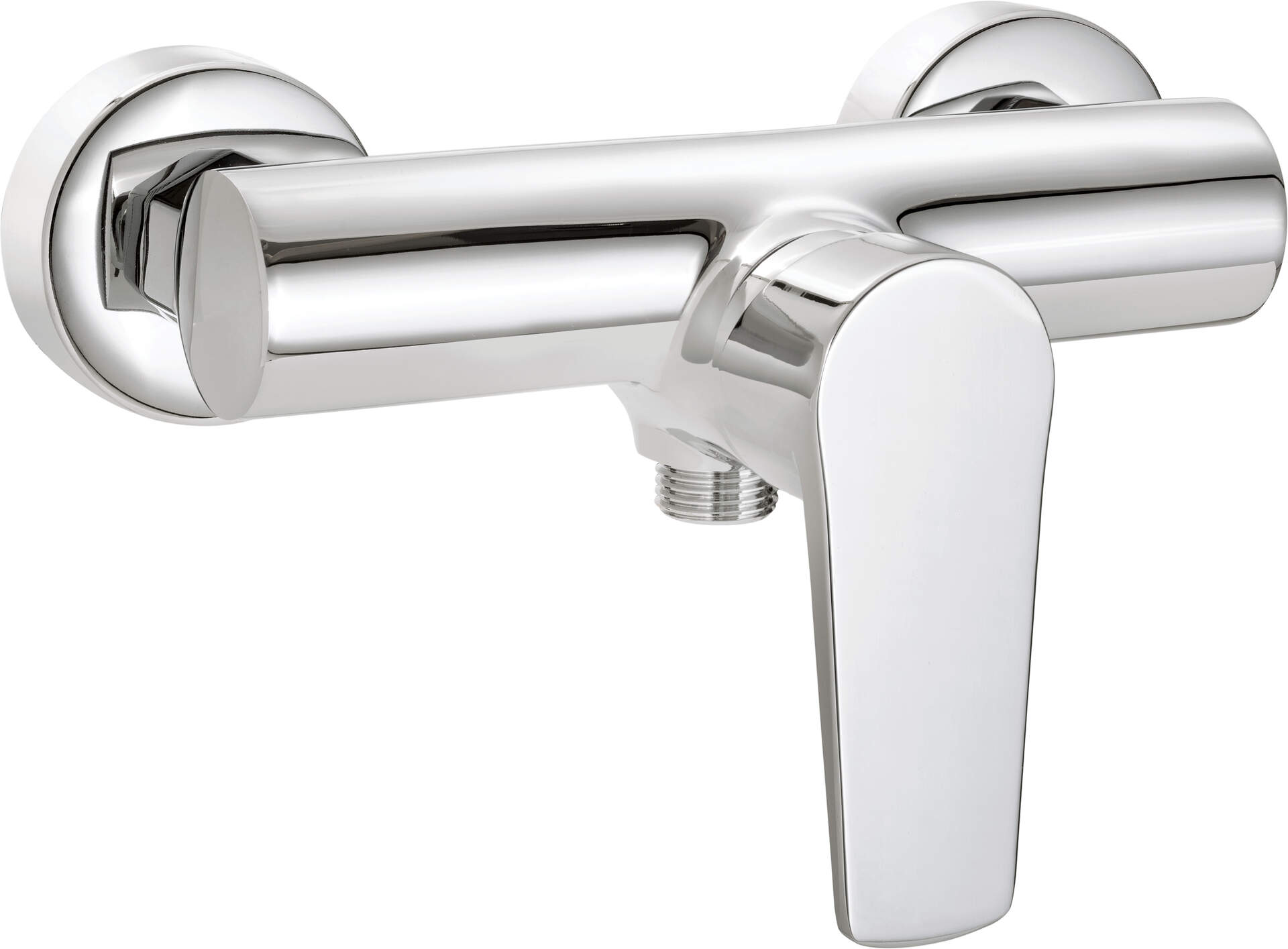 Deante Tubo mitigeur de douche murale chrome BUT040M