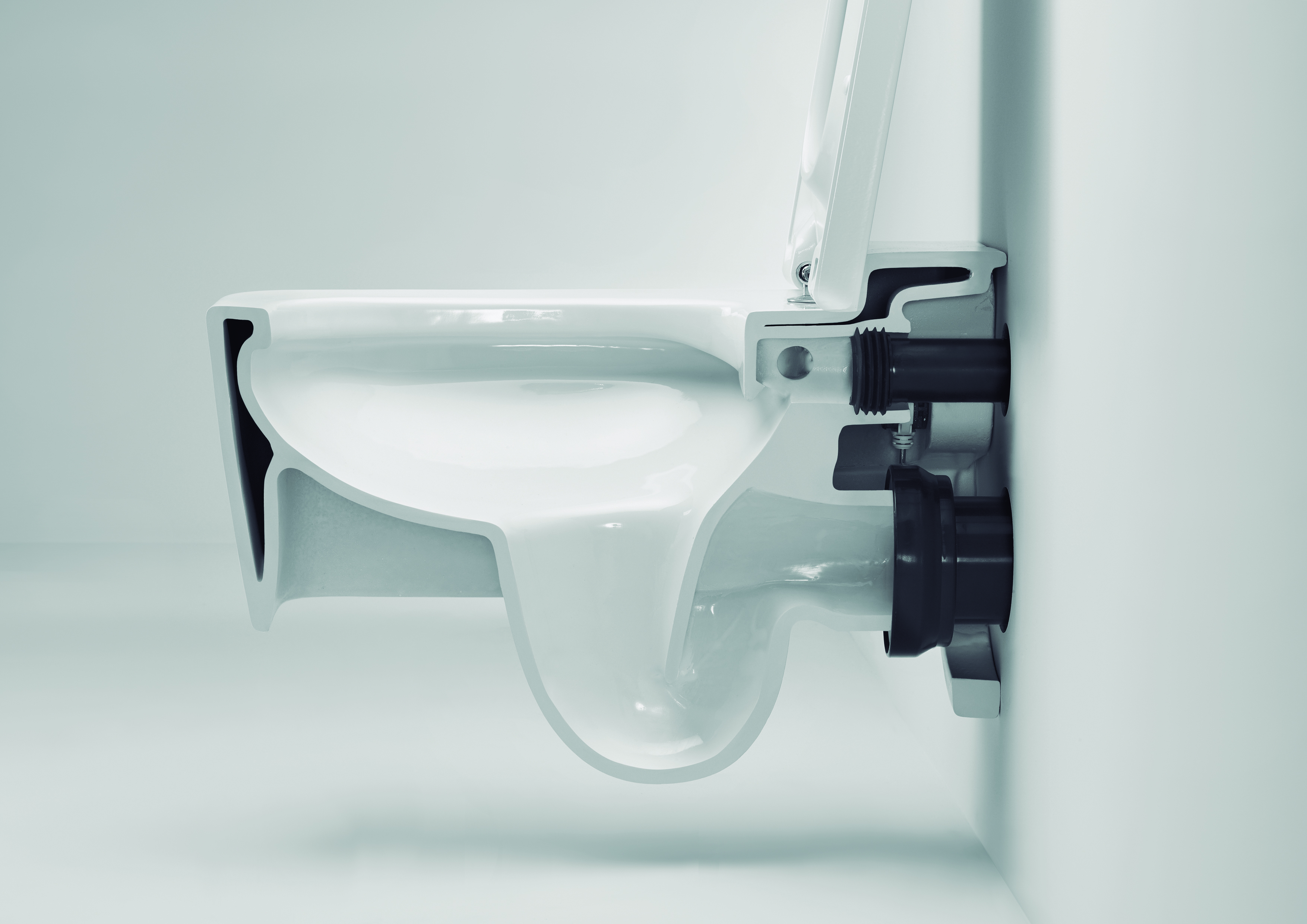 Set cuvette de WC Roca Gap A34647L000, abattant de WC Roca Gap Square A801472003