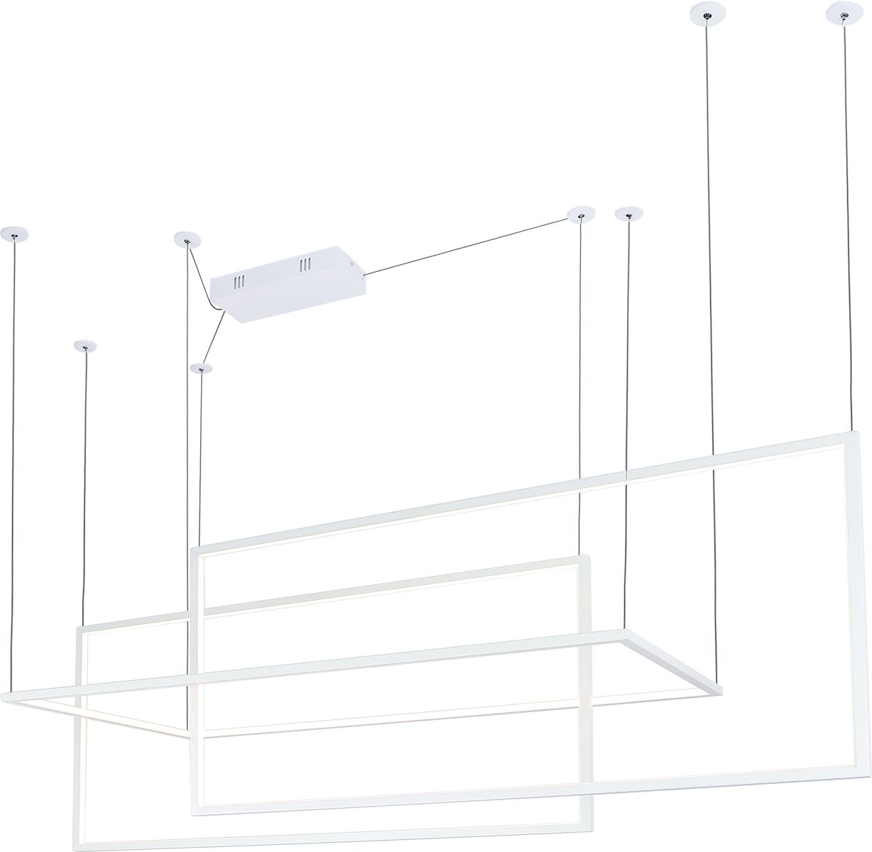 MaxLight Geometric lampe suspendue 3x26.6 W blanc P0272