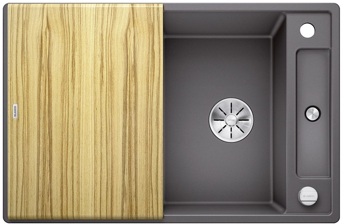 Blanco Axia III 45 S évier en granit 78x51 cm gris/graphite/onyx 523174