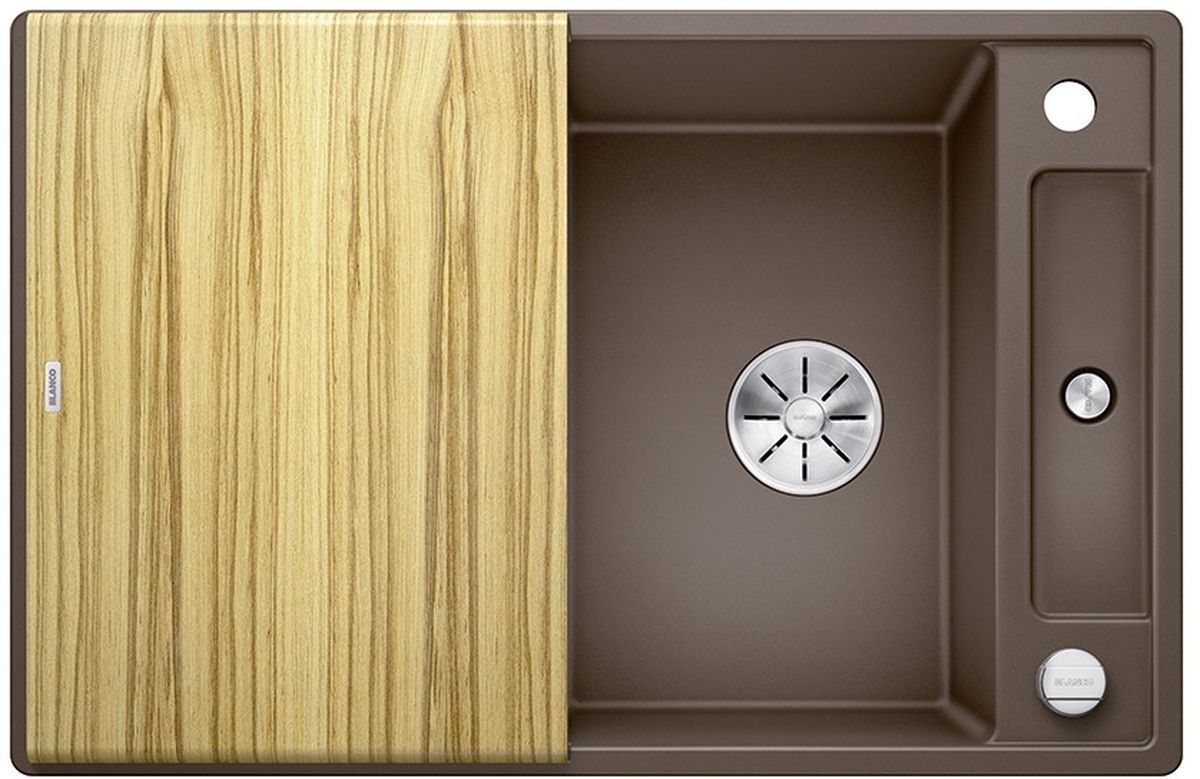 Blanco Axia III 45 S évier en granit 78x51 cm marron 523182