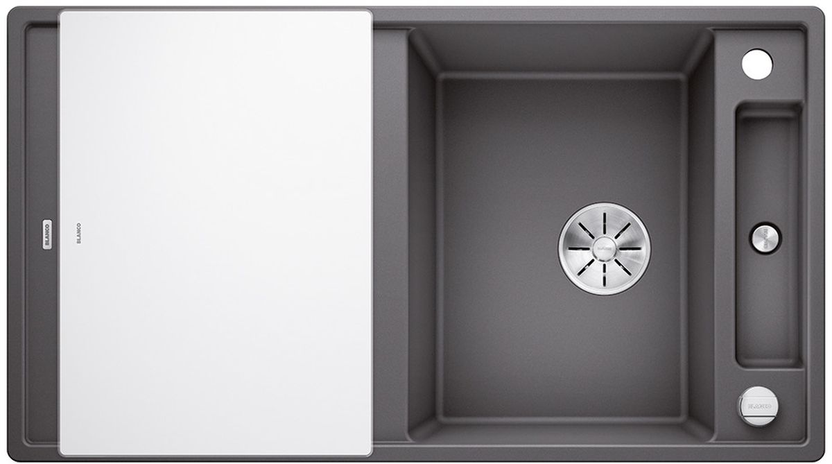 Blanco Axia III 5 S évier en granit 91.5x51 cm gris/graphite/onyx 523216