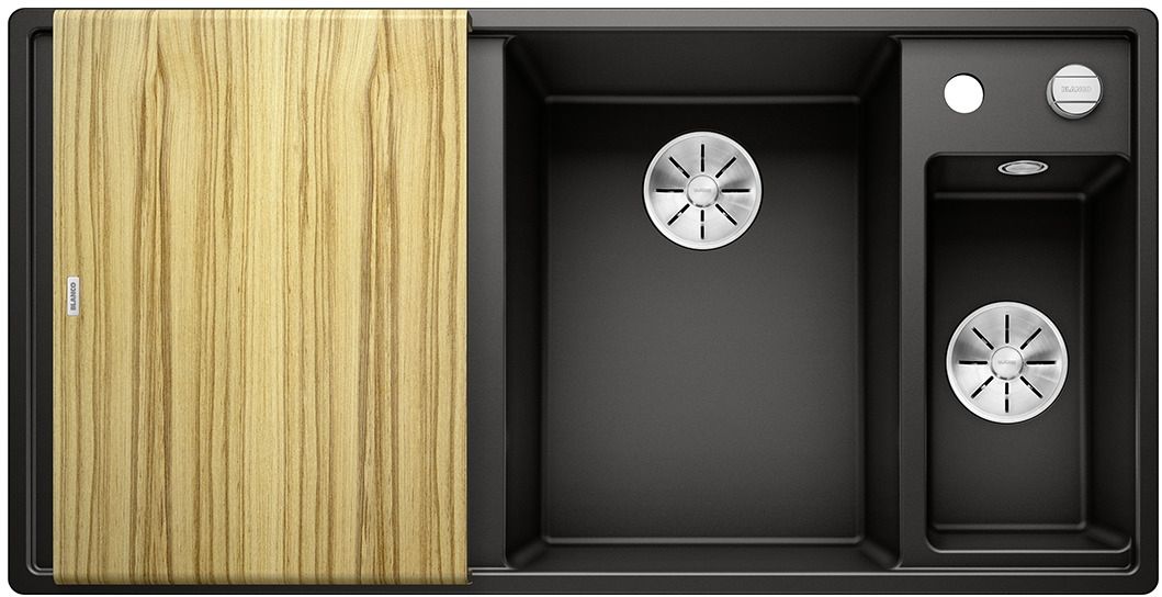 Blanco Axia III 6 S évier en granit 100x51 cm noir 525851