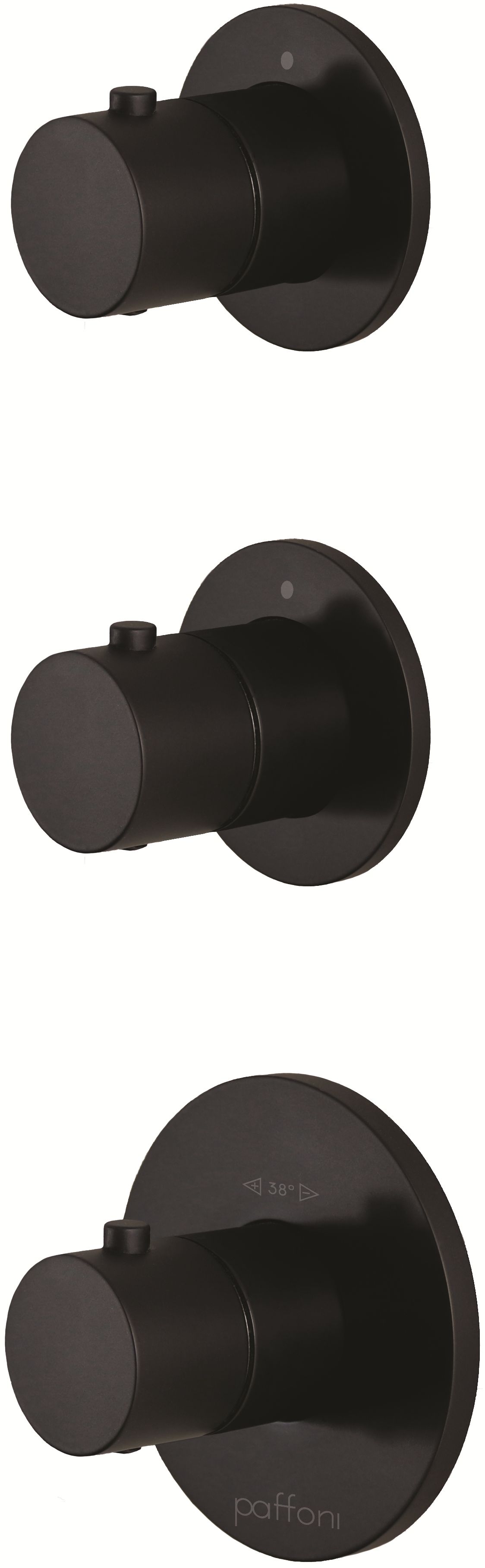 Paffoni Modular Box mitigeur bain-douche encastrée oui noir MDE018NO