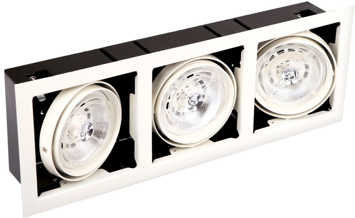 MaxLight Matrix spot encastré 3x50 W blanc H0061