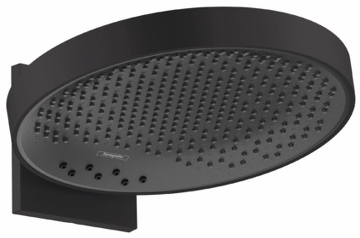 Hansgrohe Rainfinity douche à effet de pluie avec bras 36x36 cm ronde noir 26234670