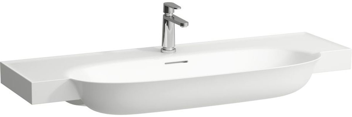 Laufen The New Classic lavabo 120x48 cm semi-circulaire classique-de meuble blanc H8138580001091