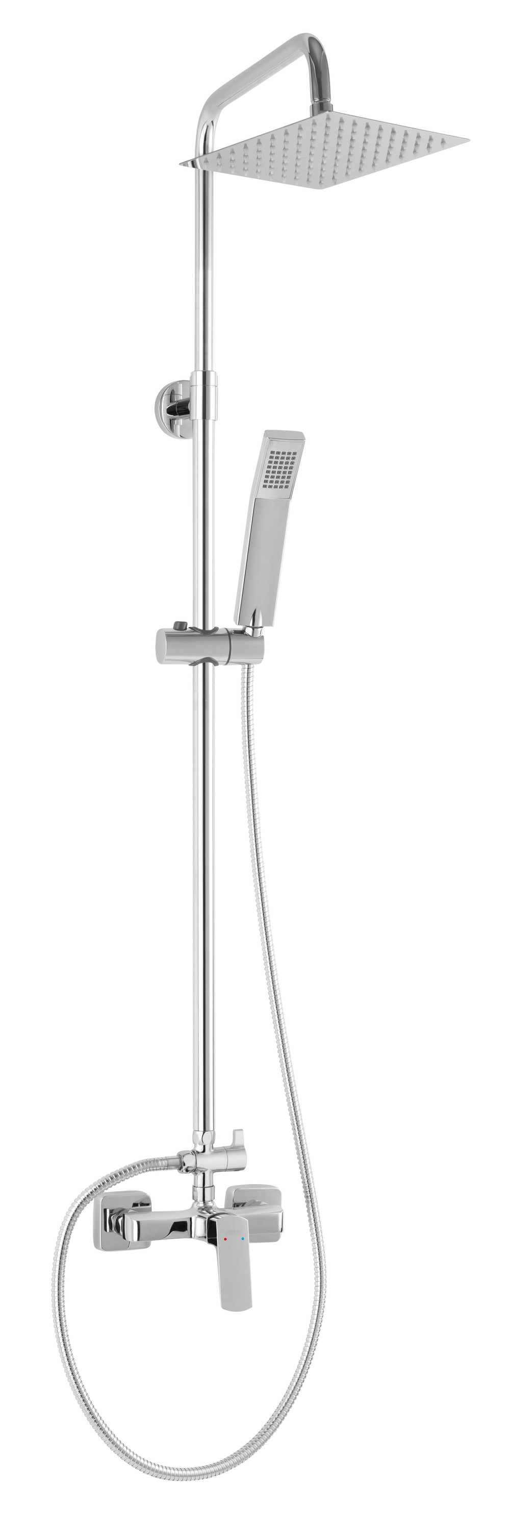 Ferro Vitto VerdeLine ensemble de douche mural oui chrome NP81BVI7UVL