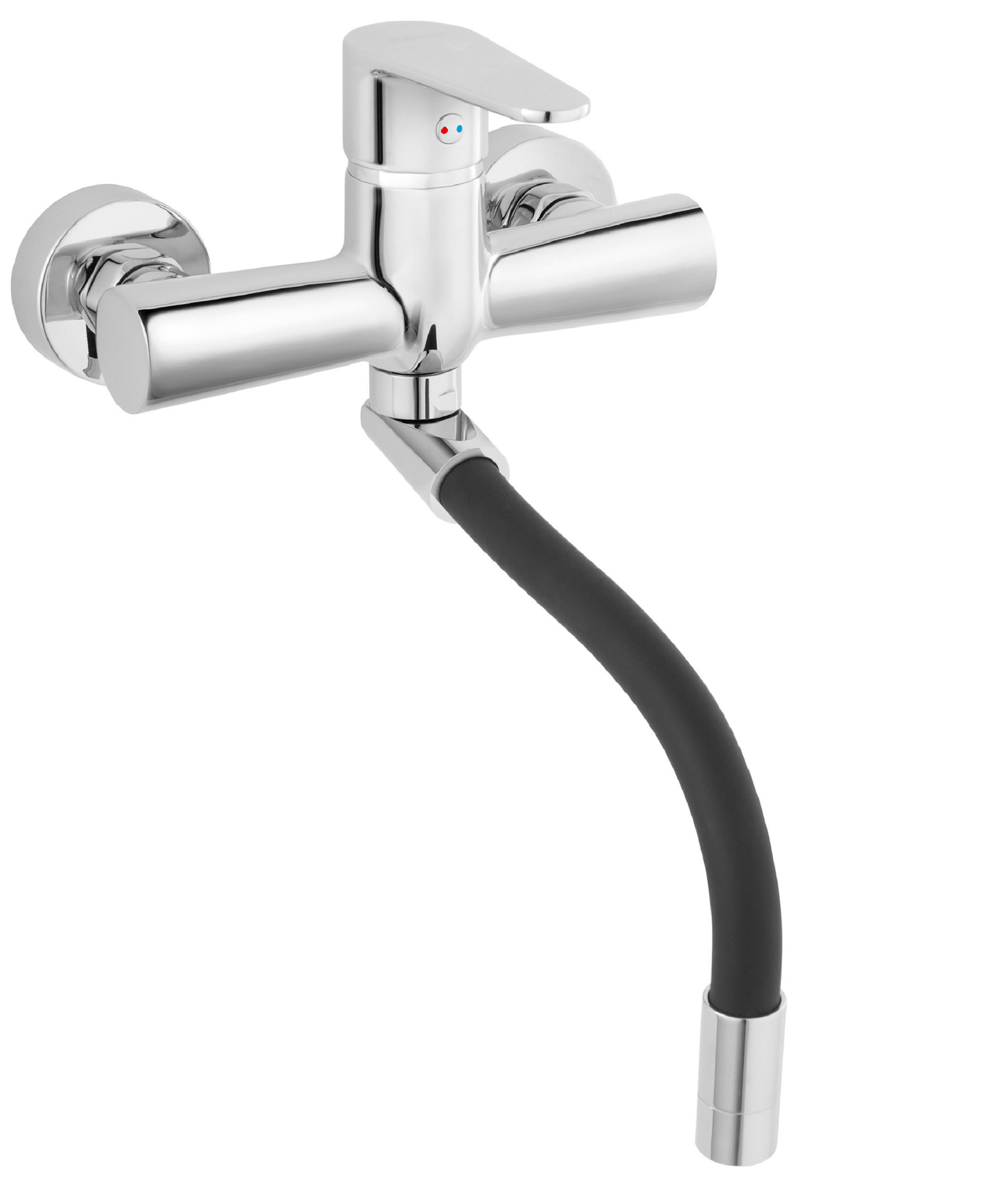 Ferro Algeo mitigeur de cuisine murale chrome BAG5FB
