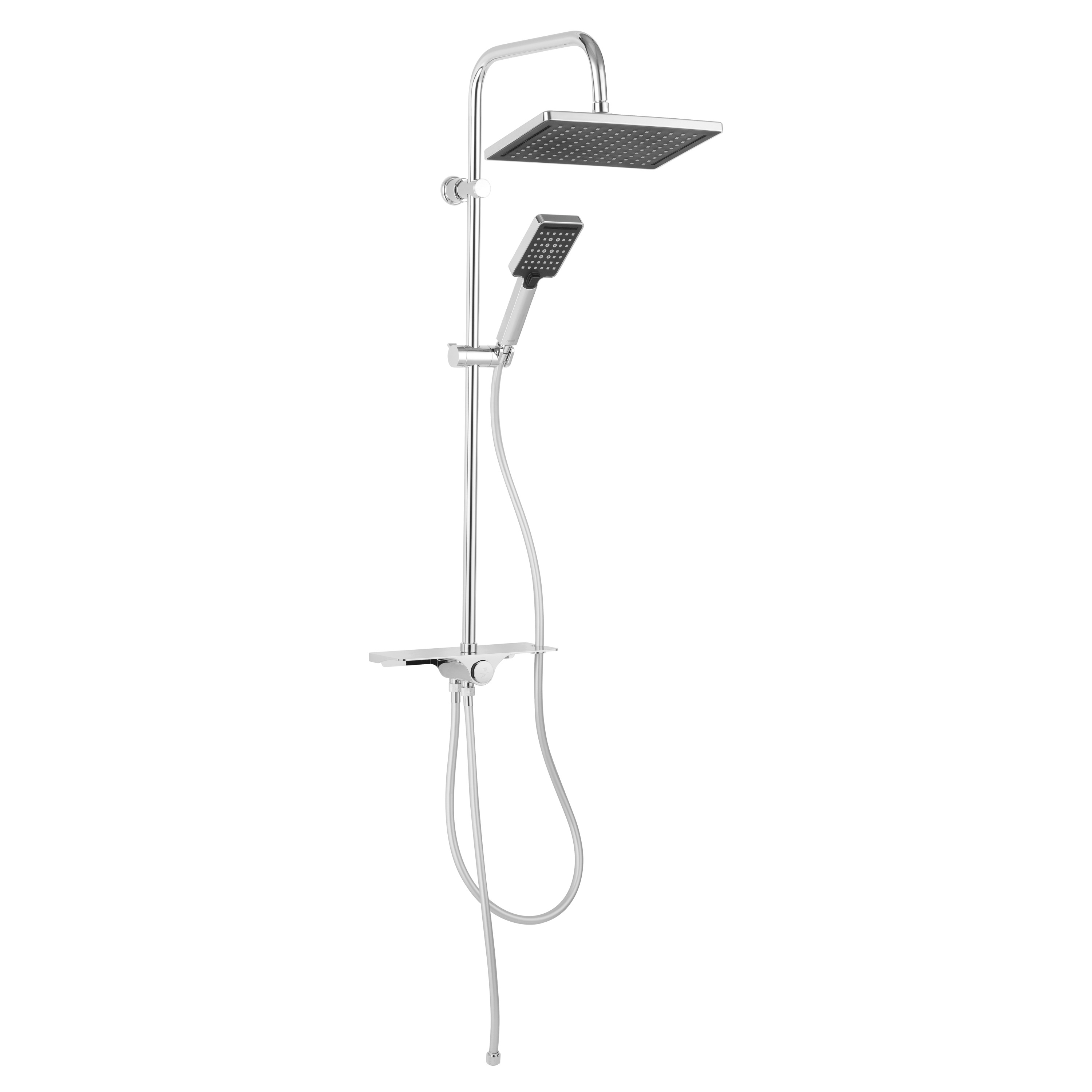 Ferro Kanto  VerdeLine ensemble de douche mural oui chrome NP94VL