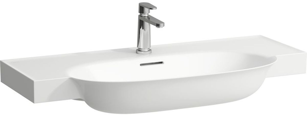 Laufen The New Classic lavabo 100x48 cm semi-circulaire classique-de meuble blanc H8138570001041