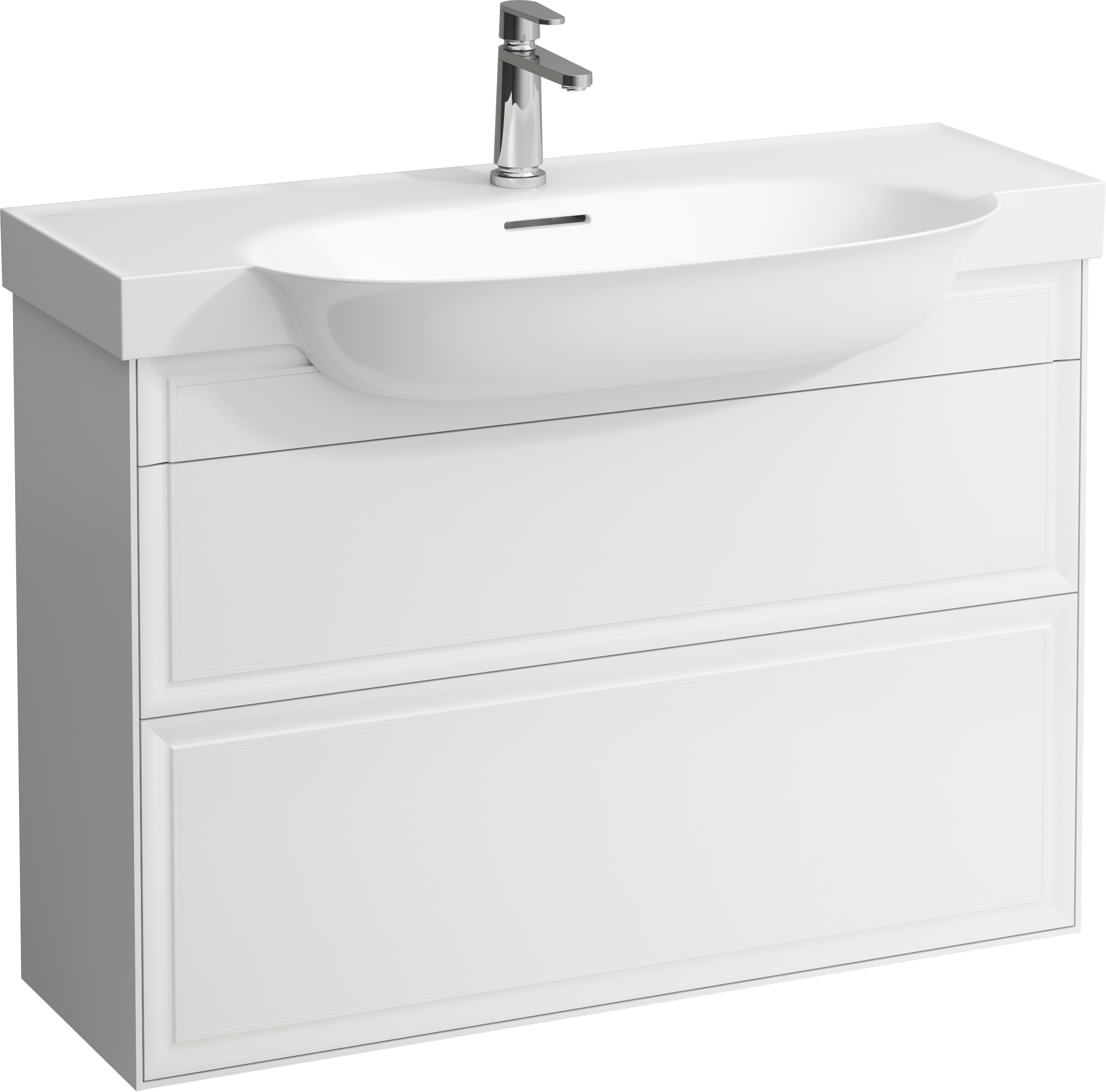 Laufen The New Classic armoire 97.6x31.6x67.7 cm sous-lavabo suspendu blanc H4060920856311