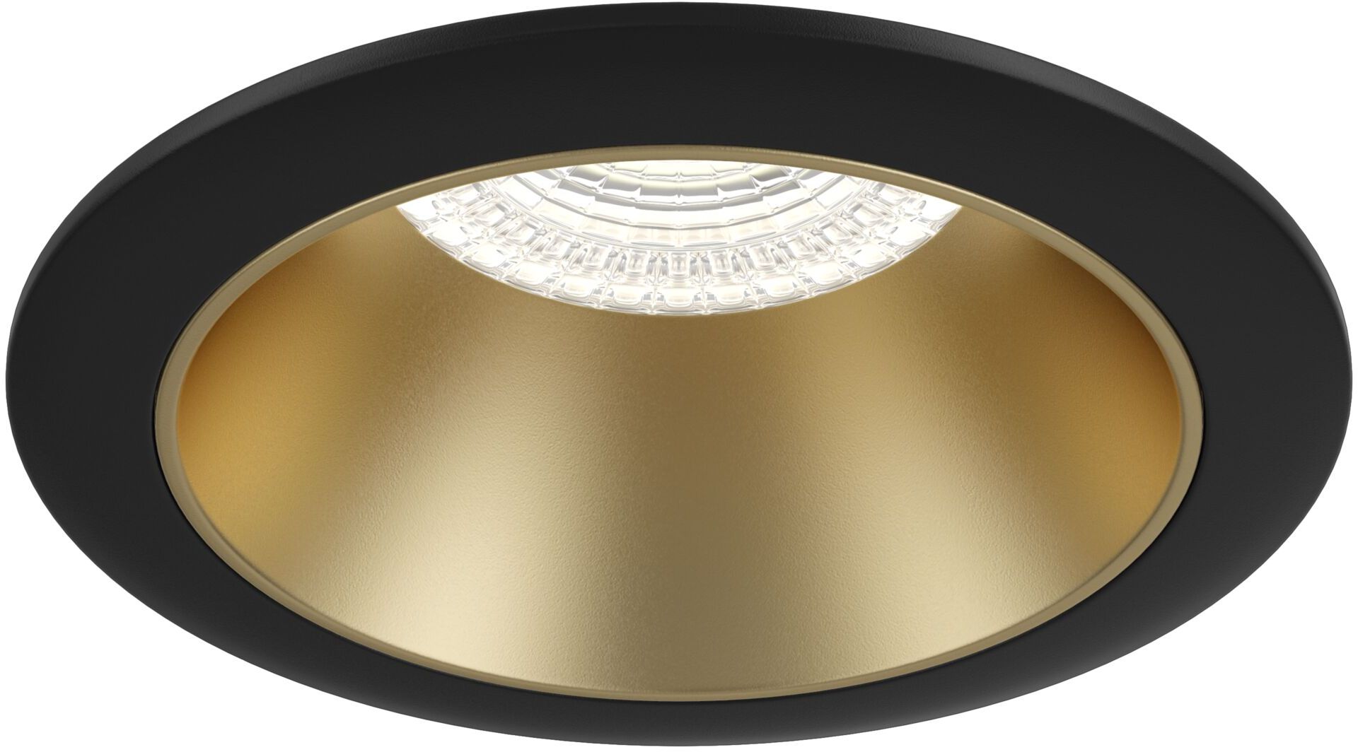 Maytoni Share spot encastré 1x15 W noir-doré DL053-01BMG