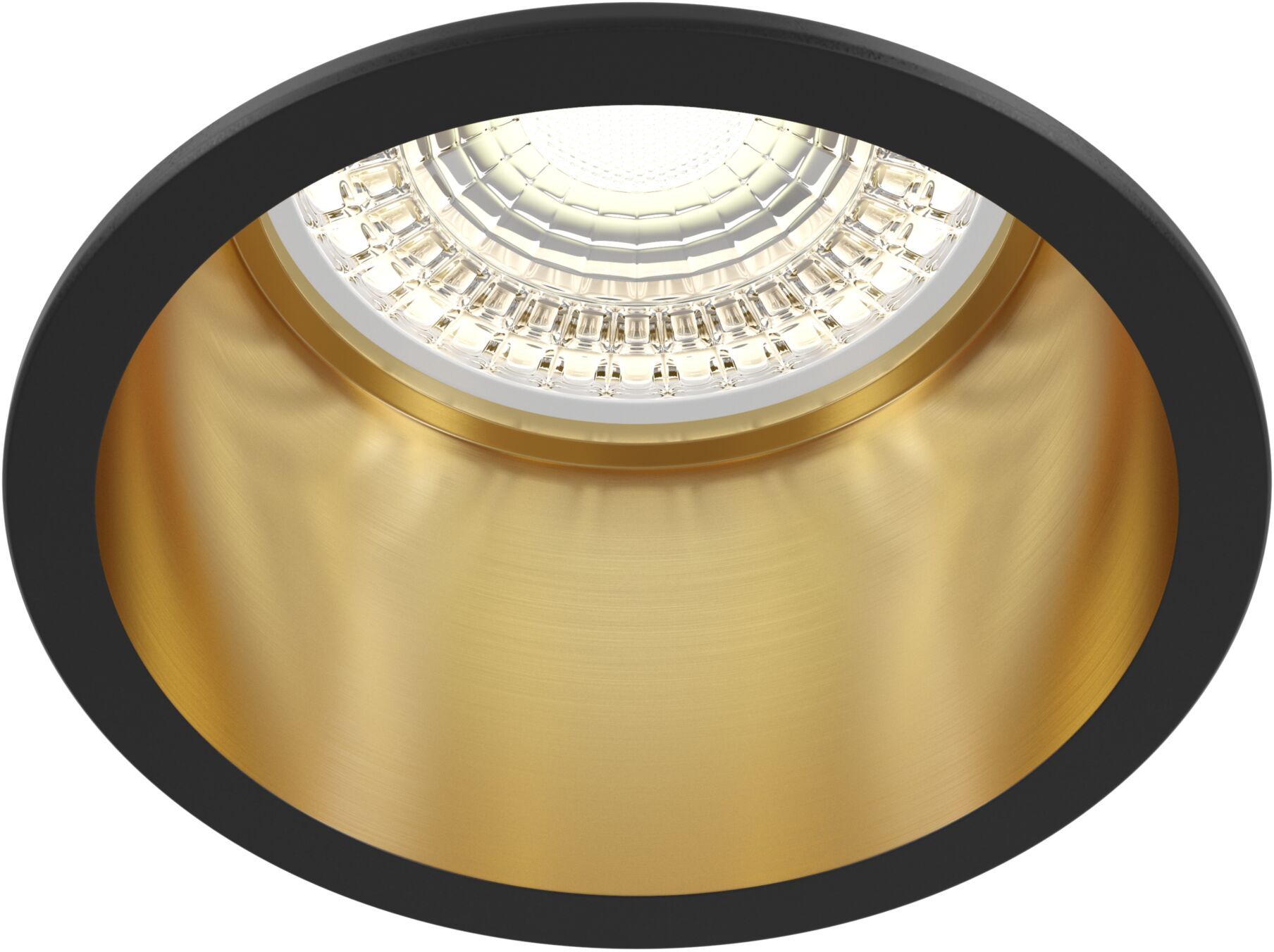 Maytoni Reif spot encastré 1x50 W noir-doré DL049-01GB