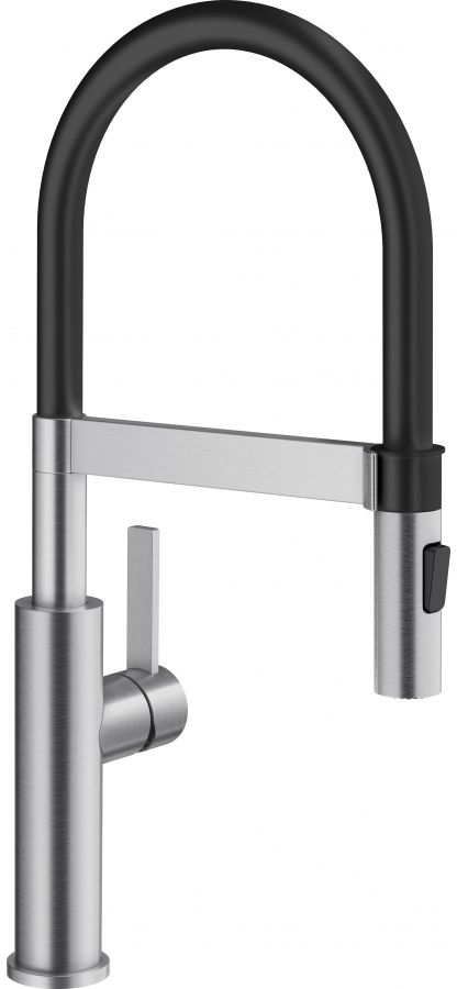Blanco Sonea-S Flexo mitigeur de cuisine sur pied acier inoxydable-noir 526616
