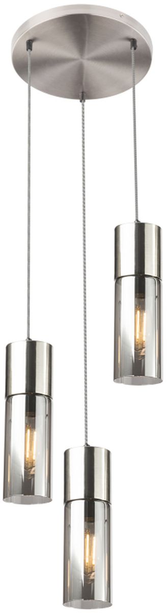 Globo Lighting Annika lampe suspendue 3x25 W fumé-argenté 21000-3HN