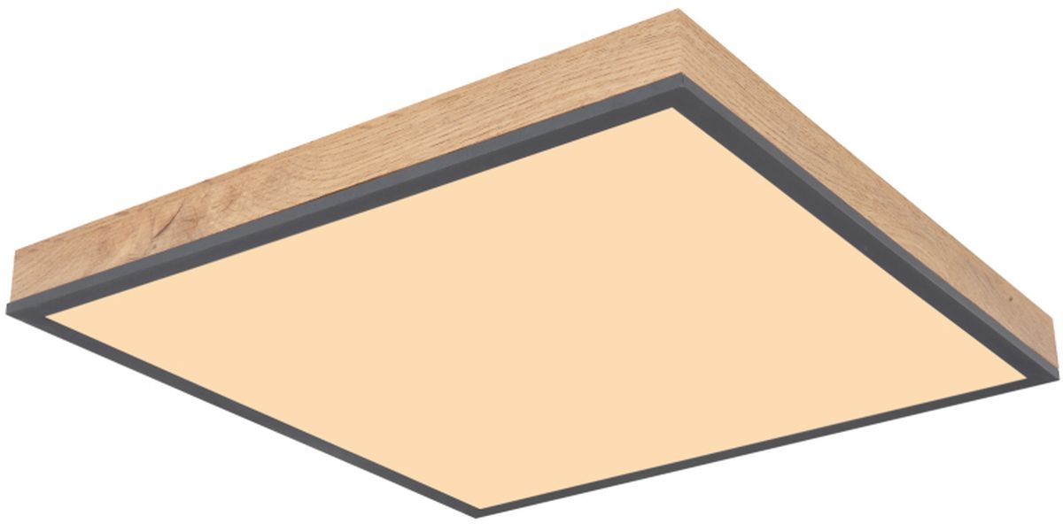 Globo Lighting Doro plafonnier 1x24 W blanc-bois-graphite 416080WD2