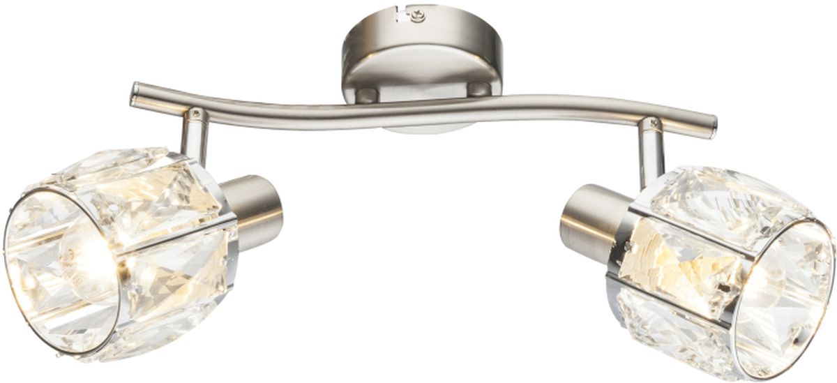 Globo Lighting Kris plafonnier 2x40 W chrome-transparent 54356-2